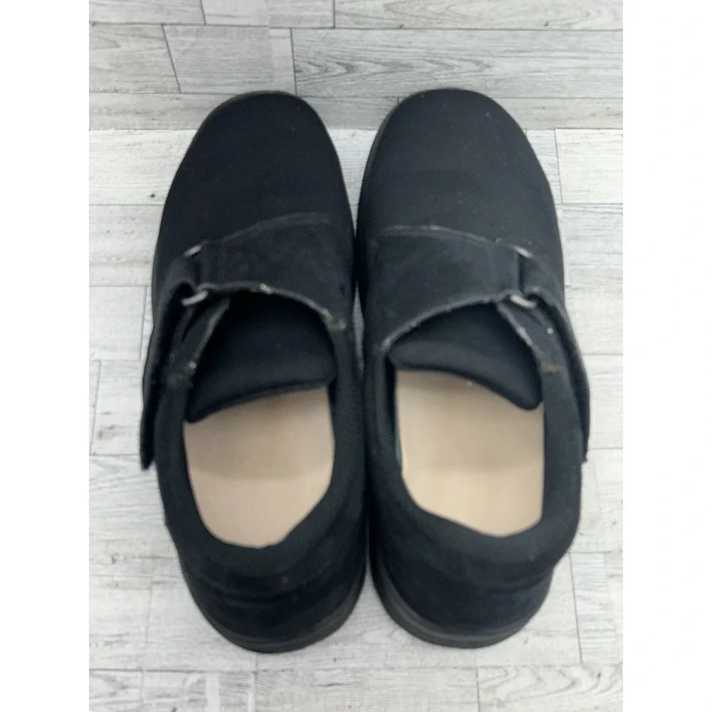 OrthoFeet Shoes Mens Size 11 Black Diabetic Orthopedic Walking‎ Comfort